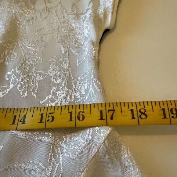 Top Shop Ivory & Black Colorblock Asymmetric Hem Maxi Dress Sz 2 Whimsygoth - Picture 13 of 15